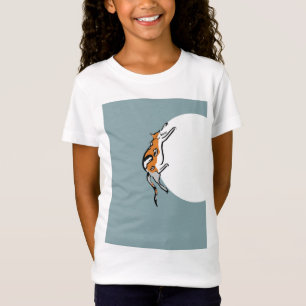Een luie Vette Tricolor Funny Cat T-shirt