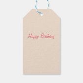 Een luipaard achter de struik cadeaulabel (Achterkant)