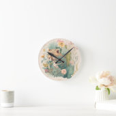 Een luipaard achter de struik gewoonte ronde klok (Huis)