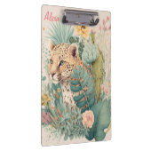 Een luipaard achter de struik klembord (Rechts)