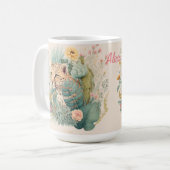 Een luipaard achter de struik koffiemok (Voorkant links)