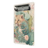 Een luipaard achter de struik mini klembord (Angled2)