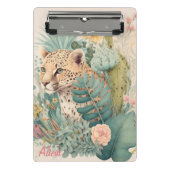 Een luipaard achter de struik mini klembord (Voorkant)