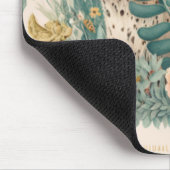 Een luipaard achter de struik muismat (Hoek)