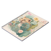 Een luipaard achter de struik notitieboek (Linkerzijde)