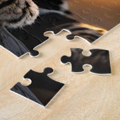 Een luipaard die in de zon bakt legpuzzel (Zijkant)