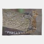 Een Luipaard Staart Keuken Handdoek (Horizontaal)
