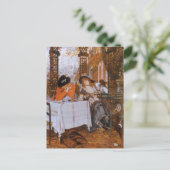 Een Luncheon (Le Dejeuner) van James Tissot Briefkaart (Staand voorkant)