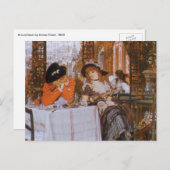 Een Luncheon (Le Dejeuner) van James Tissot Briefkaart (Voorkant / Achterkant)