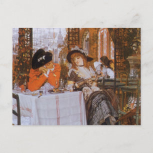 Een Luncheon (Le Dejeuner) van James Tissot Briefkaart
