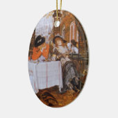Een Luncheon (Le Dejeuner) van James Tissot Keramisch Ornament (Links)