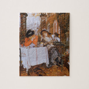 Een Luncheon (Le Dejeuner) van James Tissot Legpuzzel