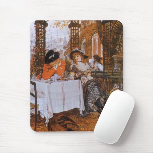 Een Luncheon (Le Dejeuner) van James Tissot Muismat (Met muis)