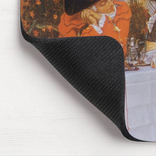 Een Luncheon (Le Dejeuner) van James Tissot Muismat (Hoek)