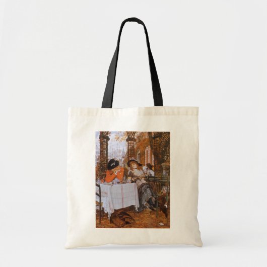 Een Luncheon (Le Dejeuner) van James Tissot Tote Bag (Voorkant)