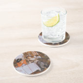 Een Luncheon (Le Dejeuner) van James Tissot Zandsteen Onderzetter (Zijkant)