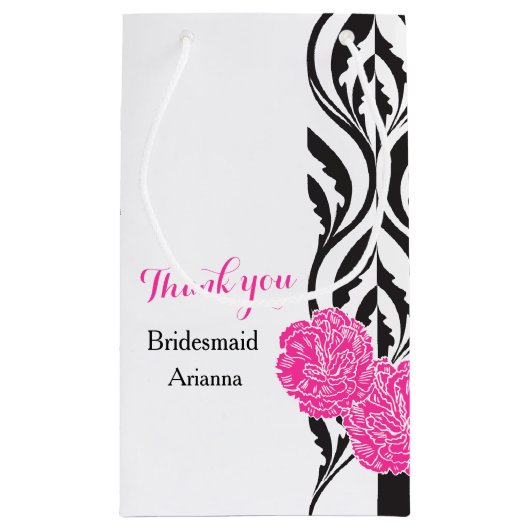 Een luxe bruidbruidjes gunt cadeautas (Achterkant)