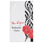 Een luxe bruidbruidjes gunt cadeautas (Achterkant)