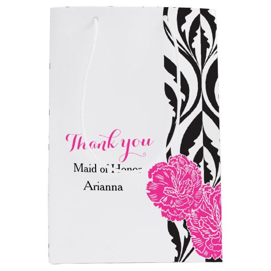 Een luxe bruidsmeisje met een eersteklas cadeautas (Voorkant)