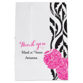 Een luxe bruidsmeisje met een eersteklas cadeautas (Achterkant)