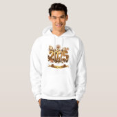 Een luxe en feestelijk nieuwjaarsontwerp 2025 hoodie (Voorkant volledig)