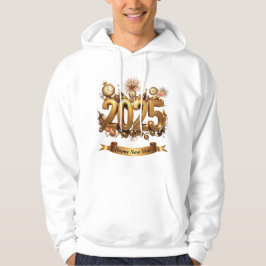 Een luxe en feestelijk nieuwjaarsontwerp 2025 hoodie