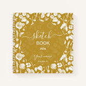 Een luxe, koninklijk gouden schetsboek! notitieboek (Voorkant)
