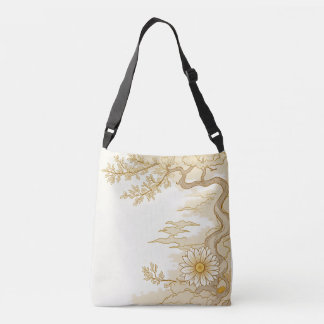 Een luxe oosterse cross-bag crossbody tas