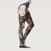 Een luxe-patroon voor muziekfestival rood leggings (Rechts)