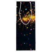 Een luxe wijn cadeau tas cadeautas (Achterkant)