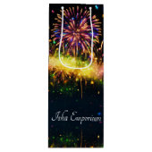 Een luxe wijn cadeau tas cadeautas (Voorkant)