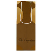 Een luxe wijn cadeau tas wijn cadeautas (Voorkant)