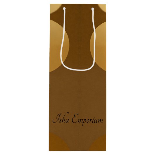 Een luxe wijn cadeau tas wijn cadeautas (Voorkant)