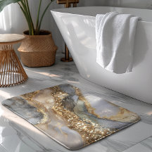 Een luxueuze gouden en witte marmeren achtergrond