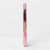 Een luxueuze roze marmeren achtergrond Case-Mate iPhone case (Achterkant/links)