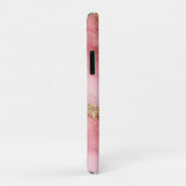 Een luxueuze roze marmeren achtergrond Case-Mate iPhone case (Achterkant/rechts)