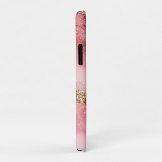 Een luxueuze roze marmeren achtergrond Case-Mate iPhone case (Achterkant/rechts)