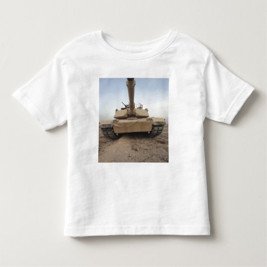 Een M-1A1 hoofdslagtank Kinder Shirts (Voorkant)