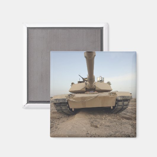 Een M-1A1 hoofdslagtank Magneet (Voorkant / Achterkant)