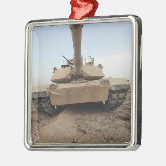 Een M-1A1 hoofdslagtank Metalen Ornament (Links)