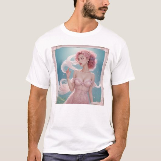 Een Maagd Ademend van Dromen T-shirt (Voorkant)