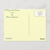 Een Maagd met een Unicorn van Domenico Zampieri Briefkaart (Achterkant)