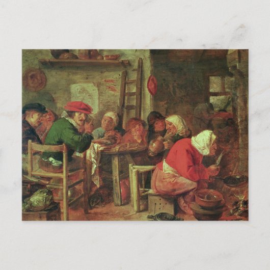Een maaltijd van de Boer Briefkaart (Voorkant)