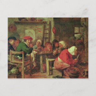 Een maaltijd van de Boer Briefkaart
