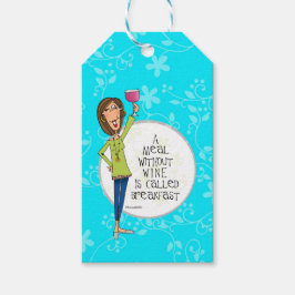 een maaltijd zonder wijn Cadeau Labels Cadeaulabel