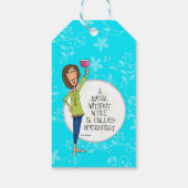 een maaltijd zonder wijn Cadeau Labels Cadeaulabel (Achterkant)