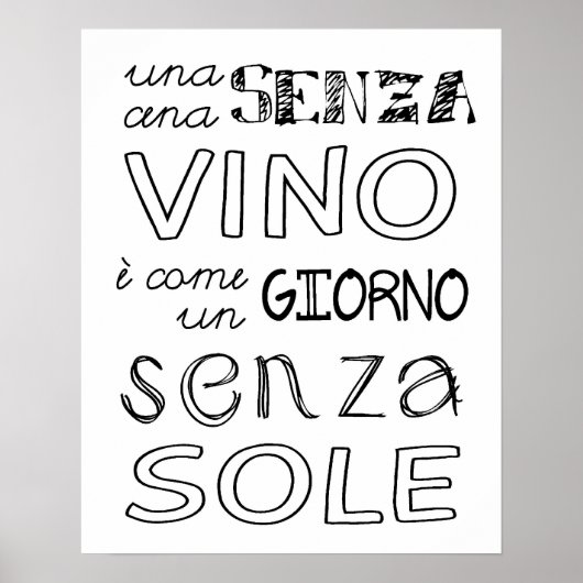 Een maaltijd zonder wijn... poster (Voorkant)