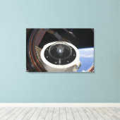 Een maan rots 3 canvas afdruk (Insitu (Houten vloer))