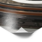 Een maan rots 3 foto afdruk (Hoek)