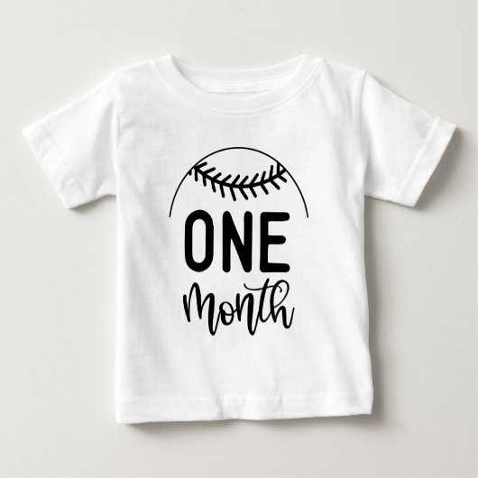 Een maand basketbal baby mijlpaal - (Voorkant)